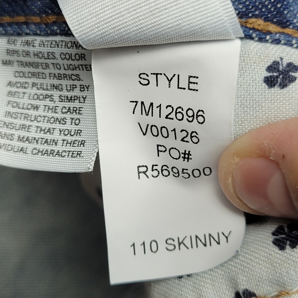 Lucky Brand Jeans Women 28x32 Streetwear 110 Skinny Leg Street Casual Preppy - Picture 14 of 14